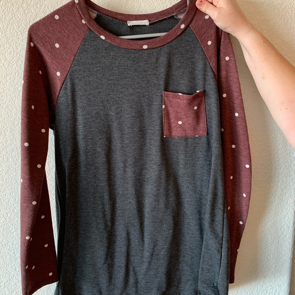 Polka dot shirt